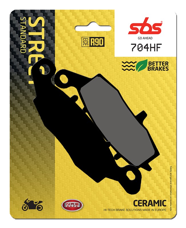 SBS brake pads KH231 street standart ceramic colour black (704HF)